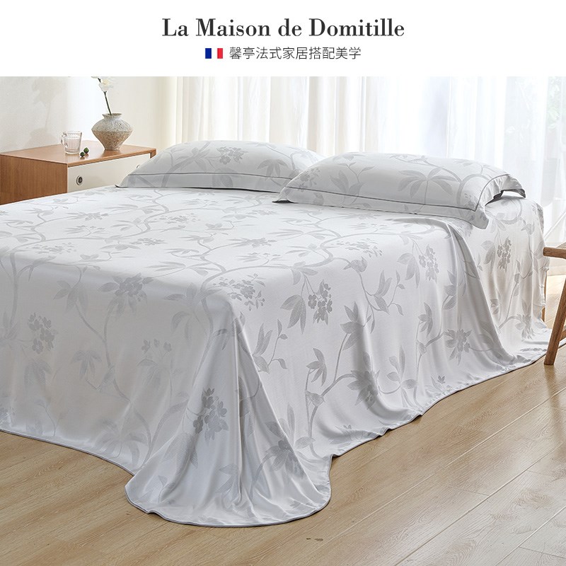 馨亭竹纤维床单凉席子夏r季裸睡可水洗折叠软席凉感三件套普罗梅