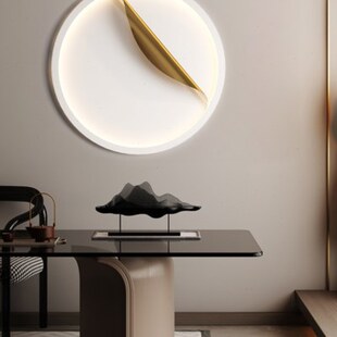 挂件床头墙面装饰卧室玄关轻奢客厅壁饰壁挂背景墙带灯现代金属