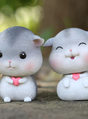 摇头小老鼠汽车摆件可爱男女x生礼物车载用装饰车上内饰品网红创