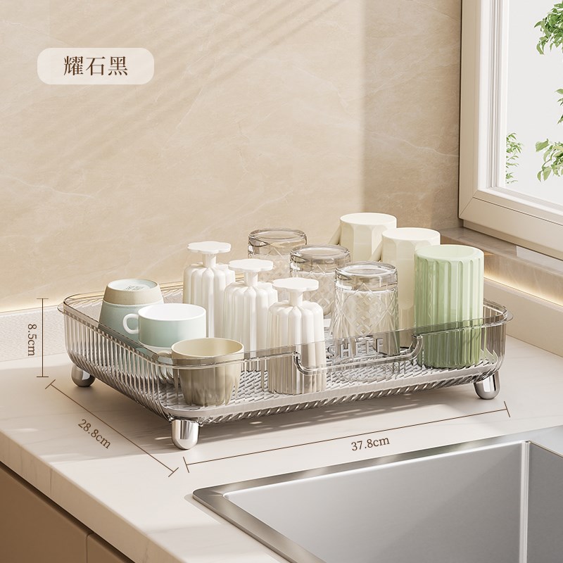 碗架2025新款带盖装放碗盘餐B具箱家用厨房置物架碗架沥水碗碟架