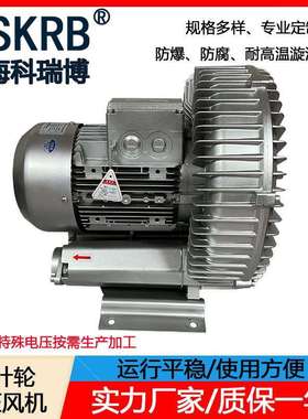 漩涡高压鼓风机2XHB 610 H16 380V/2.2KW/22kpa/265m³/H旋涡气泵