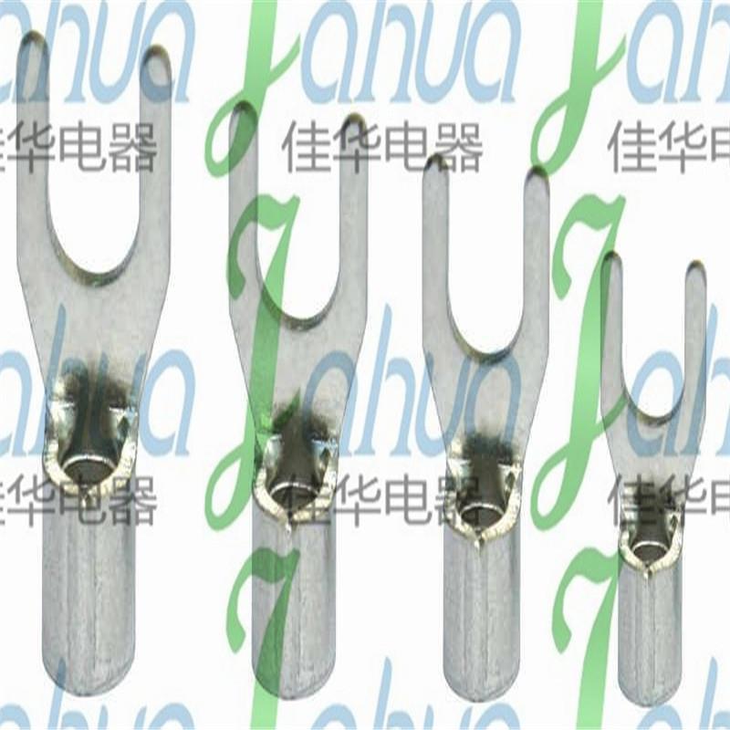 SNB5.5-8 裸端头 冷压接线端子 叉形铜鼻子 紫铜