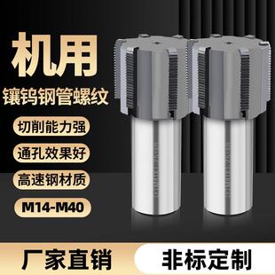 镶合金管螺纹丝锥M14-M40机用钨钢螺纹丝锥丝攻 水管内牙厂家直销