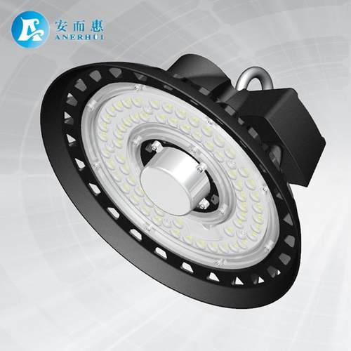 压铸ufo套件 带感应100W工矿灯外壳防水超市灯led投光灯外壳套件