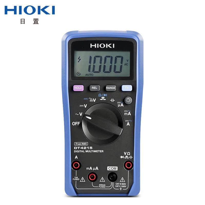 日置HIOKI小型数字万用表DT4215/4222多用表电压电阻测量3244-60