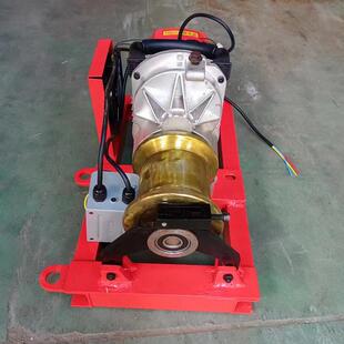 迷你电动绞磨机 小型便携式机动绞磨2吨汽油手提式卷扬机