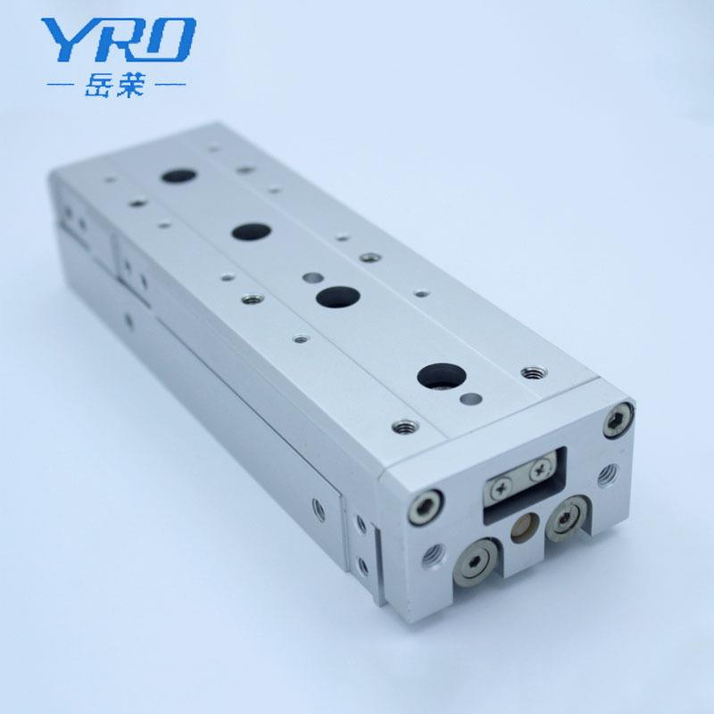 YRO岳荣滑台气缸MXS6/mxs8-10as-20-30-40-50-75AS导轨双轴气缸