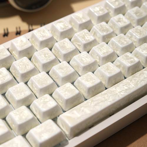 GlazekStudio冰晶陶瓷键帽透光