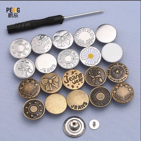【下单立减50】牛仔裤扣钉免钉可拆卸改腰围大小神器螺丝纽扣,居家日用,其它,淘宝优惠券,粉丝福利购,淘宝优惠卷