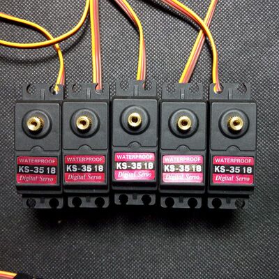 KS-3518数字舵机 20KG大扭力金属齿全防水攀爬车机械臂机器人包邮