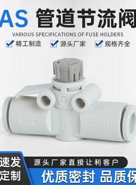 AS1002F管道节流阀//管道调速阀/自锁管道AS2002FAS/3002F/4002F/