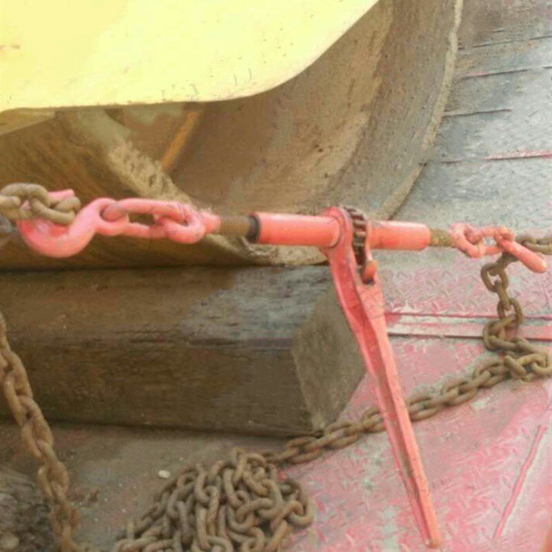 棘轮式链条拉紧器收紧器紧索具链条捆绑器紧固器锻造杠杆式压把