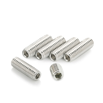 316不锈钢顶丝凹端机米内六角紧钉M5 M6*5x6x8x10x12x16x20x25x30