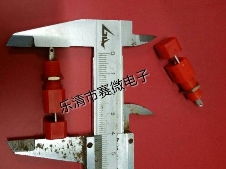 冲冠 接线柱FL按式弹簧接线柱  接线端子 接线夹 连接器 红黑颜色