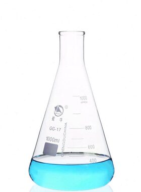 玻璃口耐高温l10硼硅 m50直/l0烧瓶烧瓶高锥形三角瓶0蜀m三角 牛