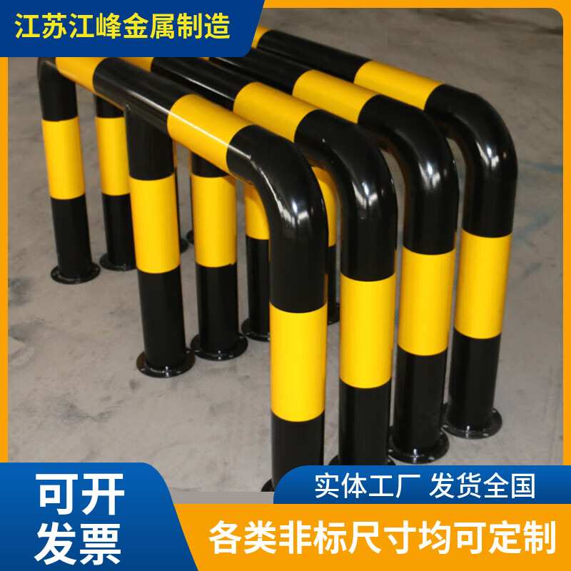 M型加高防撞栏加厚龙门杆尺寸可定制加油站倒车U型挡车器隔离护栏