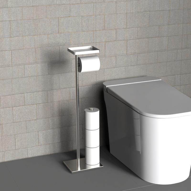 新款纸巾架可移动落地清洁架厕纸架不锈钢简易式纸巾架厕纸架卷纸