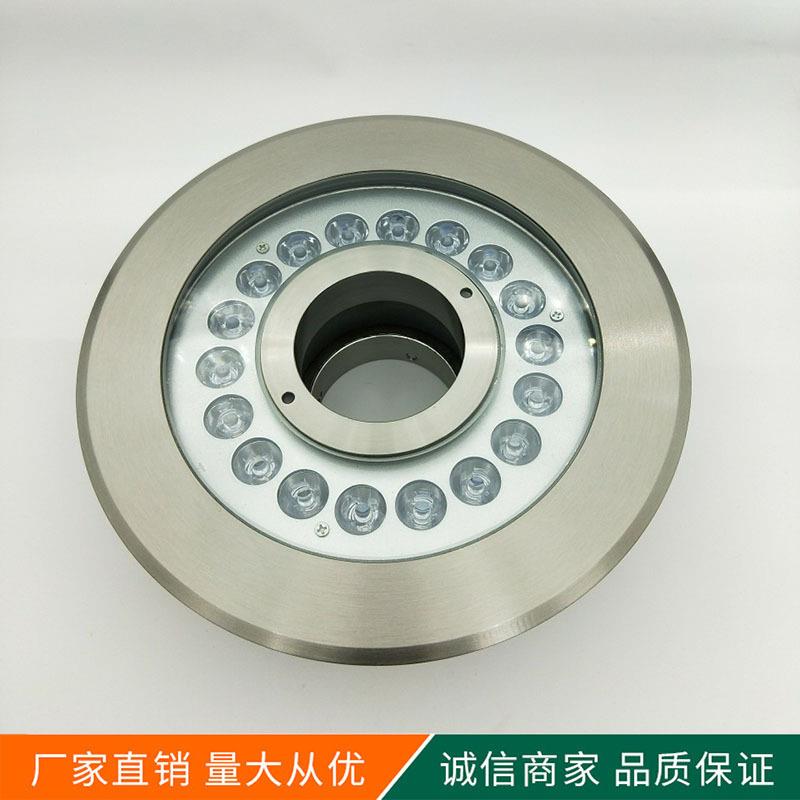 LED景观照明户外亮化公园广场喷水池RGB内控外控水底灯喷泉灯9W