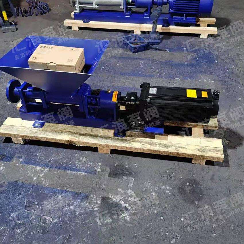 上海汇浪 G型单螺杆泵高扬程不锈钢污泥泵G20-1 G25-1污泥螺杆泵