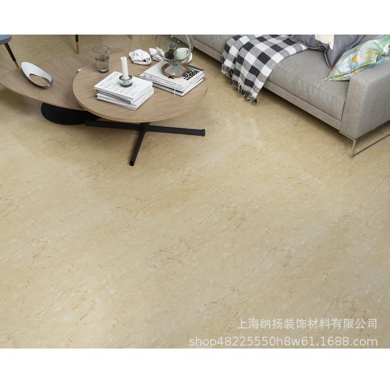spc锁扣地板PVC卡扣石塑木地板革仿瓷砖家用加厚耐磨防水泥地板贴图片
