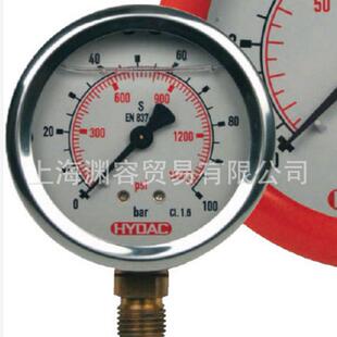 HYDAC贺德克 压力表HM100-25-B-G1/2-FF 0-2.5MPA轴向耐震