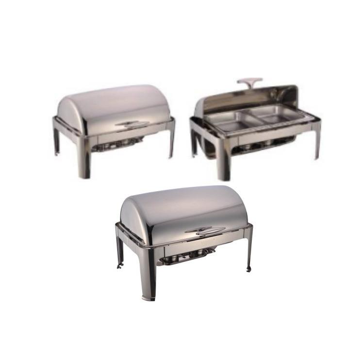 厂家供应宇辉YUFEH液压翻盖可视自助餐炉电加热保温炉酒店布菲炉