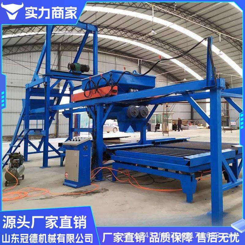 小型预制件布料机 斜拉上料双螺旋预制构件生产线 路沿石制砖设备