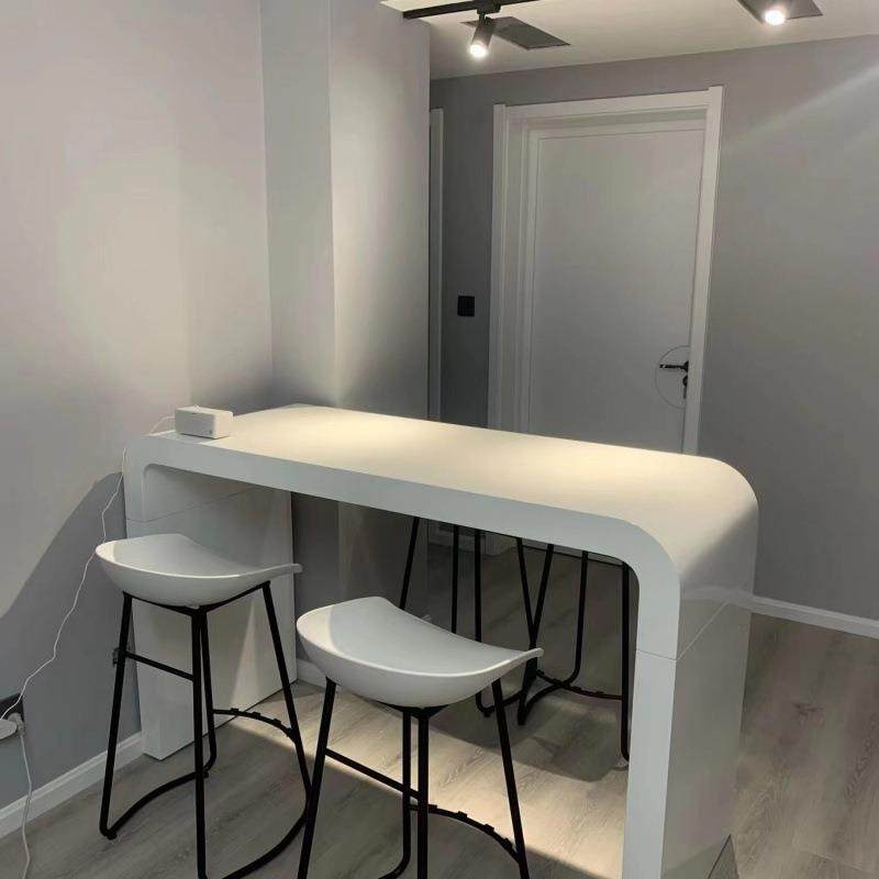 爆款奶茶店餐厅咖啡馆休闲凳子商场超市前台收银椅家用时尚吧台椅