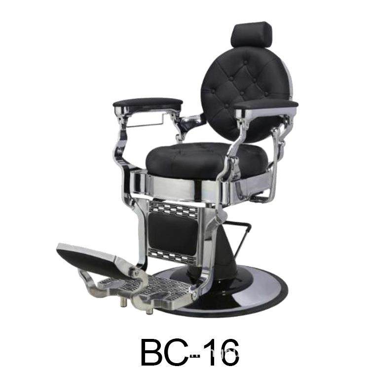 油头大椅可放倒躺下刮脸时尚剪理发椅子发廊BC16油头椅男士美发椅
