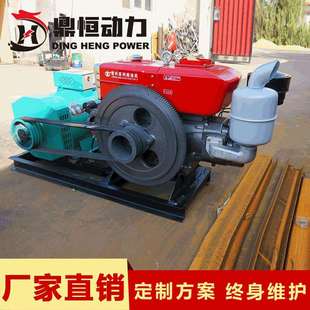 厂家两缸20KW千瓦柴油发电机组小型双缸柴油机20千瓦有刷全铜机组