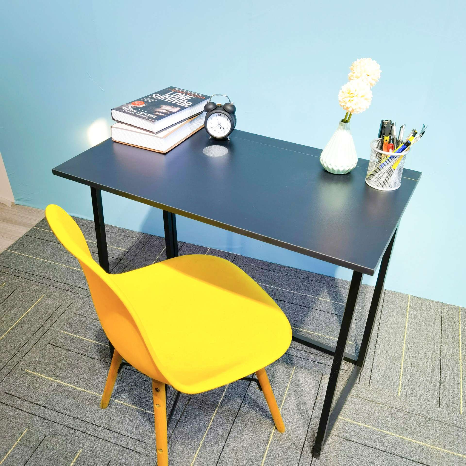 书桌家用台式办公桌简约北欧现代学生写字桌折叠式卧室简易电脑桌