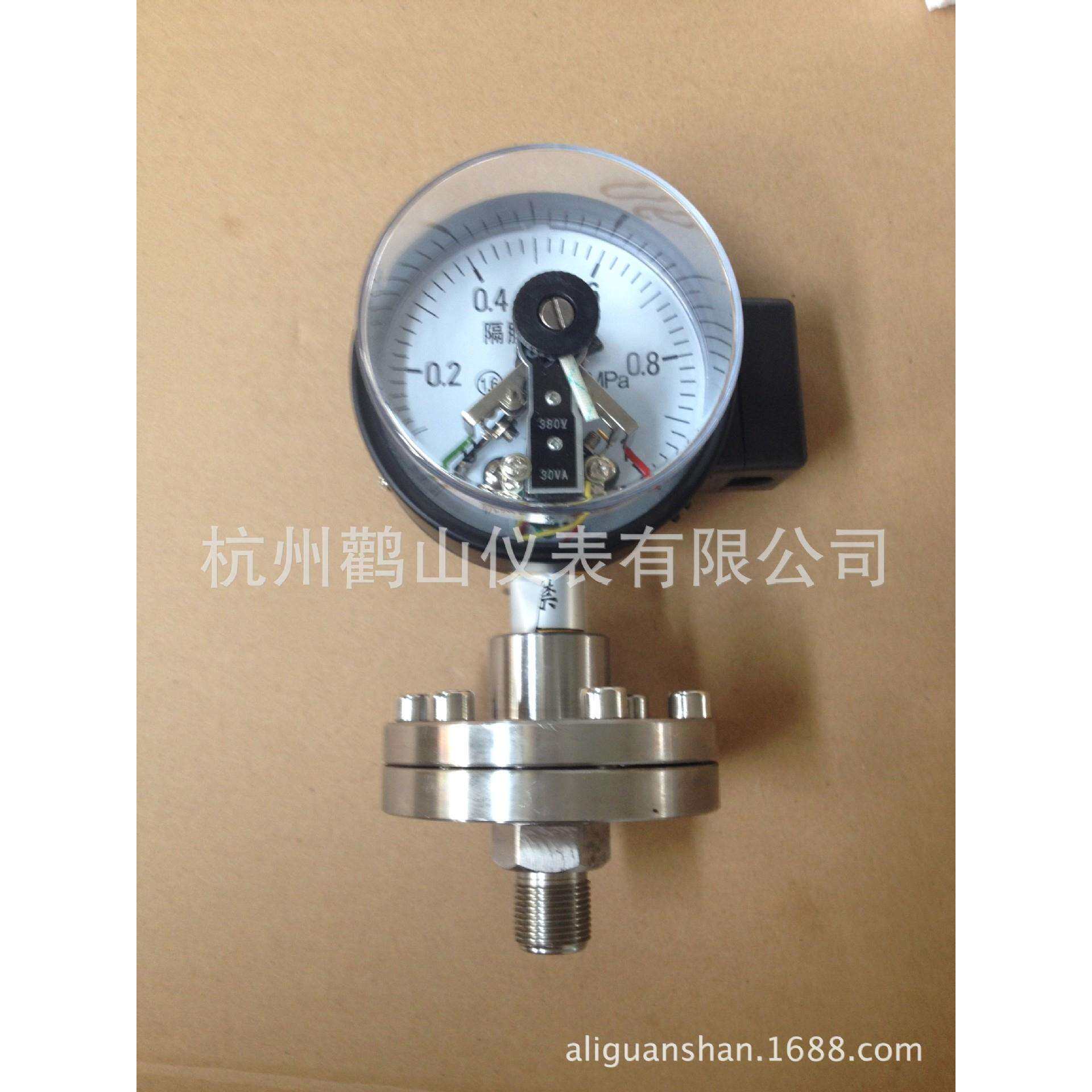 YXC100/ML 隔膜电接点压力表 螺纹连接 电接点压力表 厂家直销