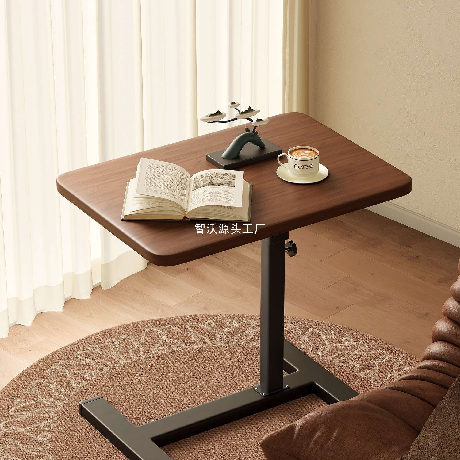床边桌可移动升降电脑桌客厅沙发边几折叠书桌卧室家用床上学习桌