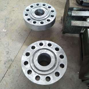 HG20615合金钢A182F11高压对焊法兰4寸 高径对焊法兰RJ CLASS2500