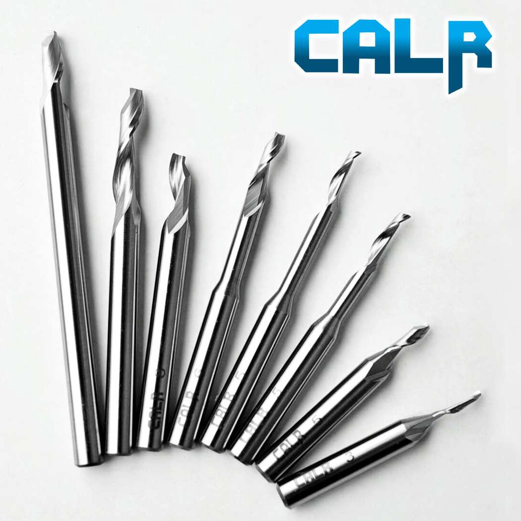 单刃仿形铣刀CALR进口M42白钢铝门窗数控中心3mm铝板雕刻高速钢