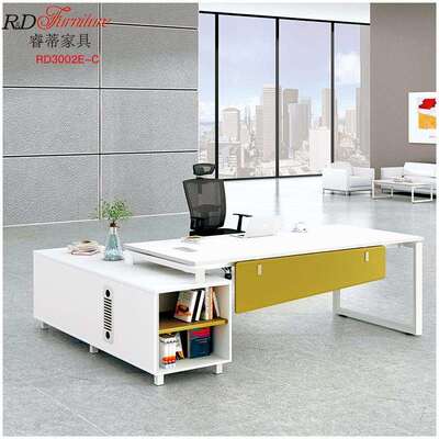 简约现代经理老总办公桌 大班台大气办工桌椅 厂家直供办公桌