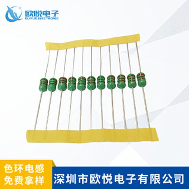 厂家供应电感0510-103K 色码电感1W 10MH 5*10现货