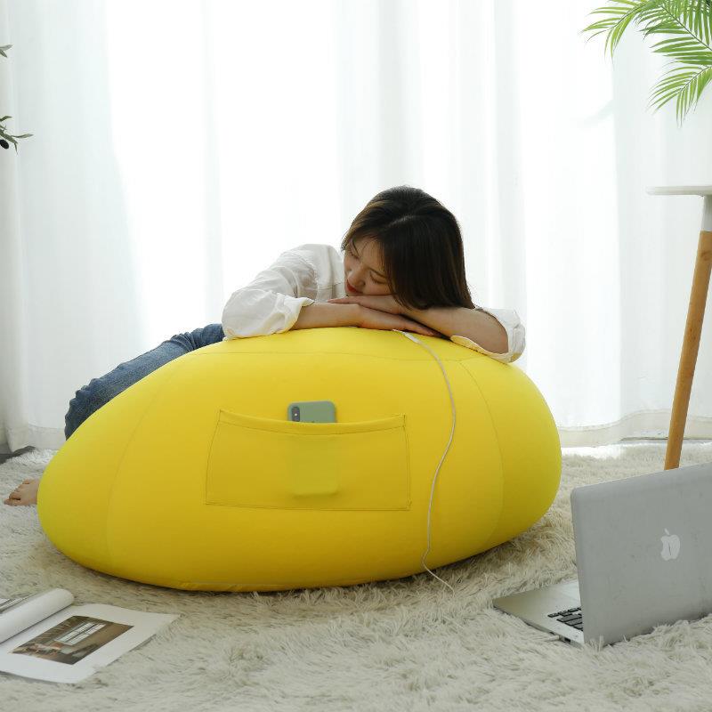 元宝布艺懒人沙发 单人卧室酒店阳台客厅榻榻米沙发 客厅沙发家用