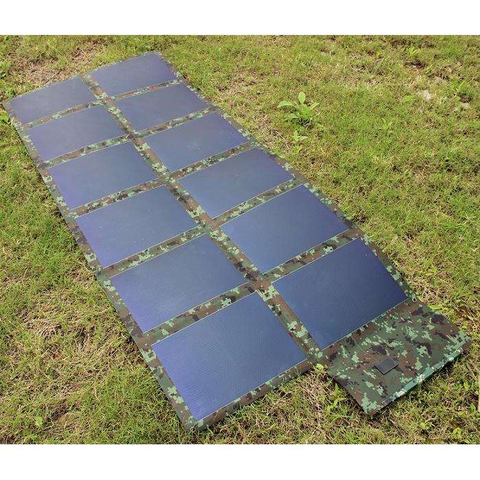 72W 18V薄膜柔性太阳能充电器 太阳能折叠充电板可充12V 可弯曲