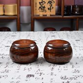 标准笥盒比赛云特惠大号围棋木罐木质棋粟围棋子盒实木棋棋罐用