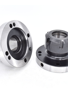 轴头连接盘筒夹座7孔 ER16 ER20 ER32H ER40 ER50 法兰盘夹头座