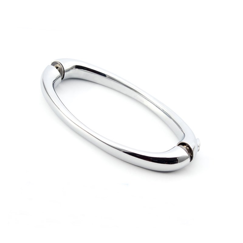 老式扇形淋浴房对装拉手实心锌x合金浴室现代玻璃门把手孔距145mm