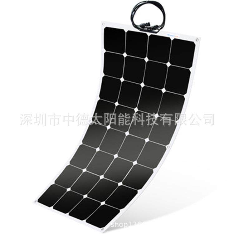 单晶硅太阳能电池板 sunpower柔性 太阳能板 太阳能发电板