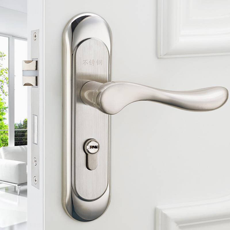 欧式新款不锈钢轴承门锁卧室执手锁室内锁具木门锁