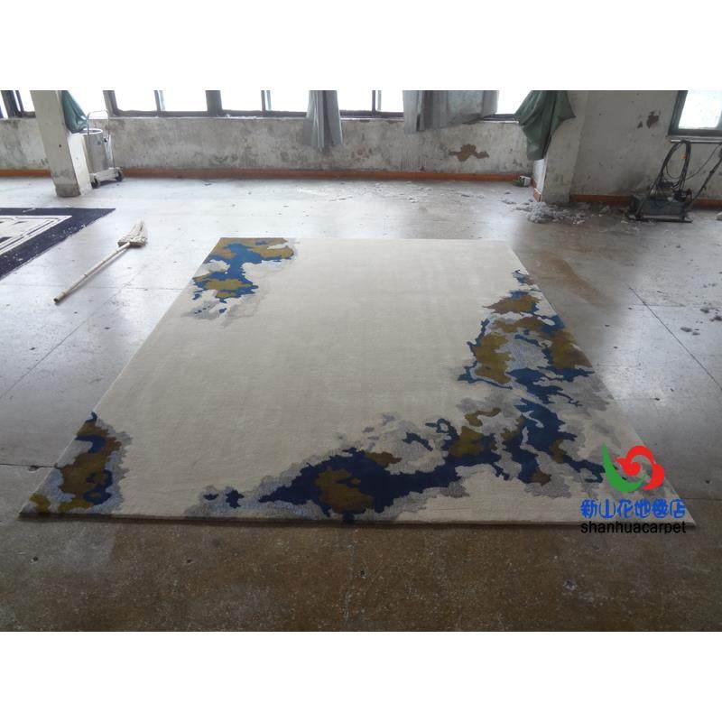 新中式抽象水墨画样板房客厅茶几沙发地毯书房卧室大厅接待室满铺,3C数码配件,USB灯,淘宝优惠券,粉丝福利购,淘宝优惠卷