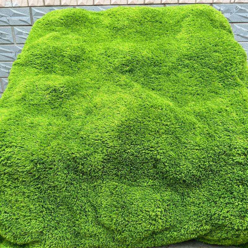 不掉毛不掉色仿真苔藓青苔草坪景观园林装饰室内室外纤维品植物墙