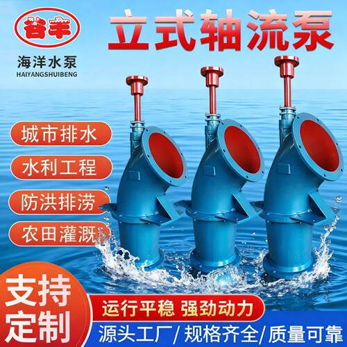 500ZLB立式轴流水泵农田灌溉水利工程大流量扬程抽水轴流泵