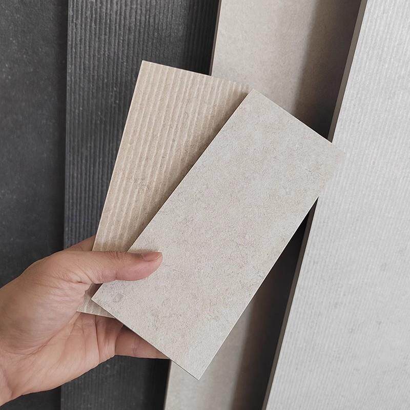 仿古砖莱姆石拉槽瓷砖哑光民宿防滑地砖6001200客餐厅卫生间墙