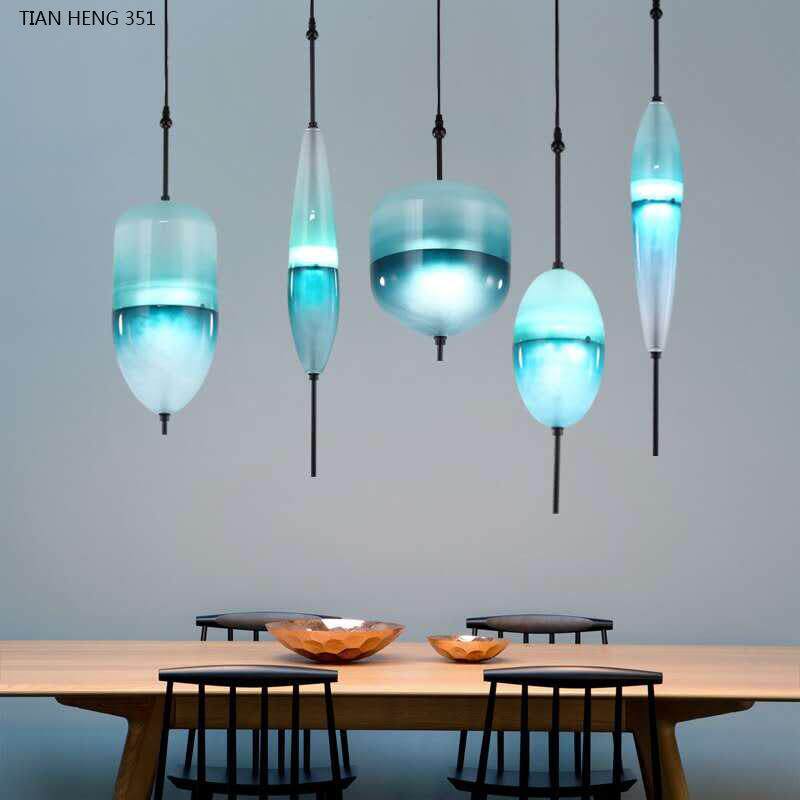 天亨北欧床头小吊灯简约长线餐厅卧室吊灯个性创意咖啡厅吧台灯