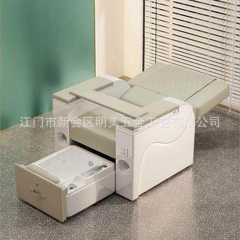 足疗店美甲沙发电动沐足床泡脚洗脚桑拿修脚按摩躺椅美睫沙发床